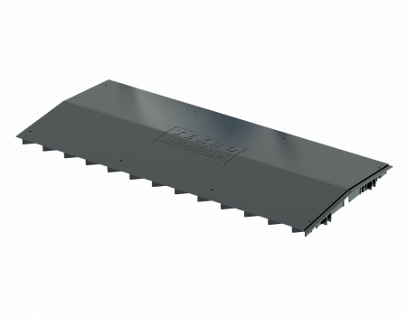 Коньковый аэратор ТЕХНОНИКОЛЬ для гибкой черепицы, черный, 1м