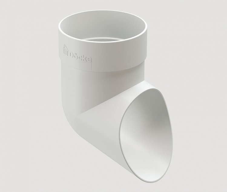 Наконечник водостока DOCKE Standard, белый