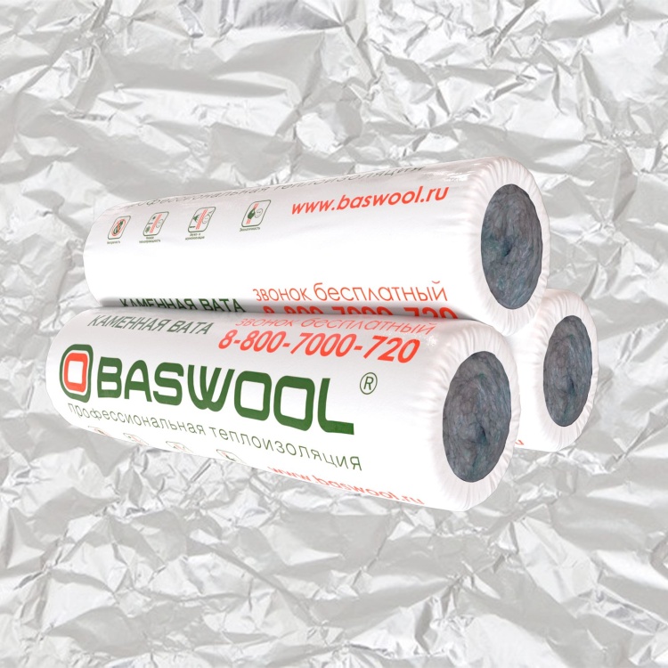 Мат прошивной BASWOOL  МП-100 (МС) ГОСТ 21880-2011 3000х1200х50 мм