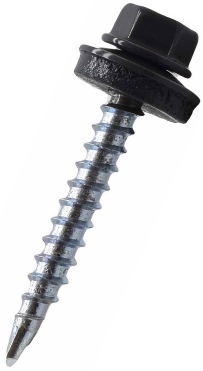 Саморез кровельный,RAL7024, ZP, 4.8х51