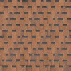 ТЕХНОНИКОЛЬ Гибкая черепица однослойная SHINGLAS Фокстрот, Дуб, 3м2/уп