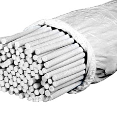 Изодом жгут 50*27*3 белый / Жгут с отверстием (120 пог.м)